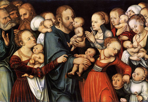 christ blessing the children